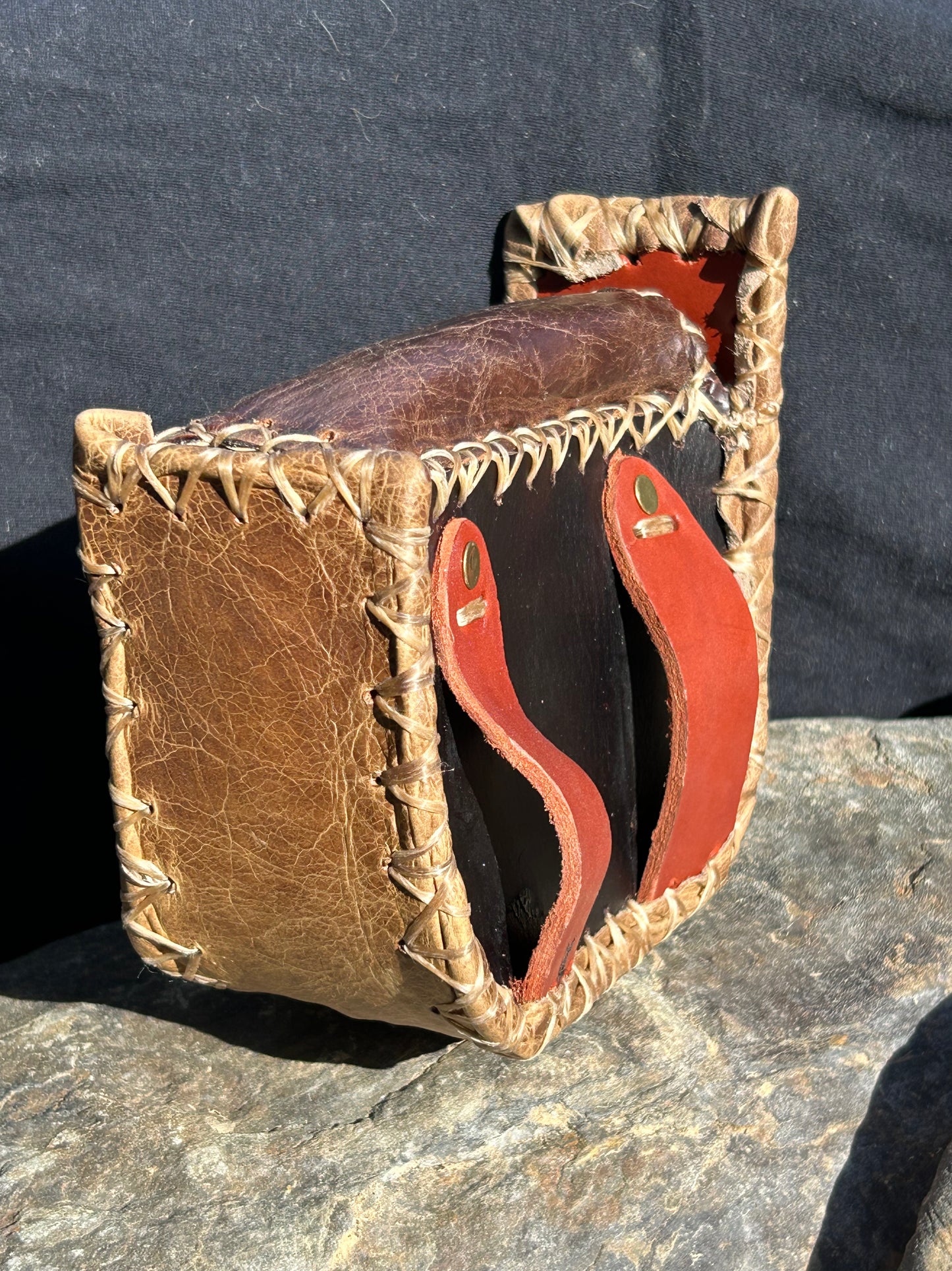 Medieval Inspired Leather Belt Pouch with Tree of Life - Perfect for Ren Faire, Cosplay, and DnD