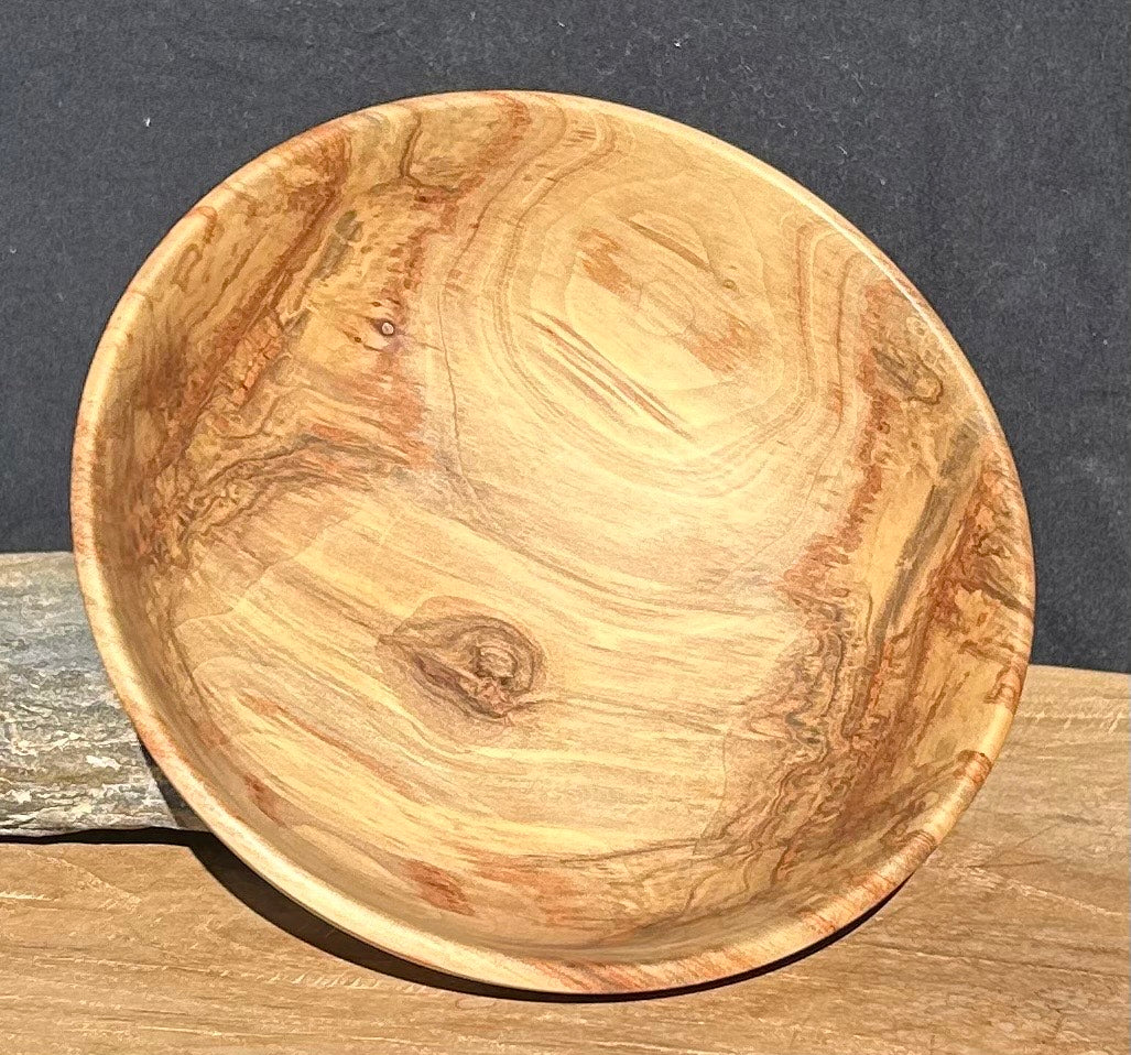 Box Elder Wood Serving Bowl - Rare Find