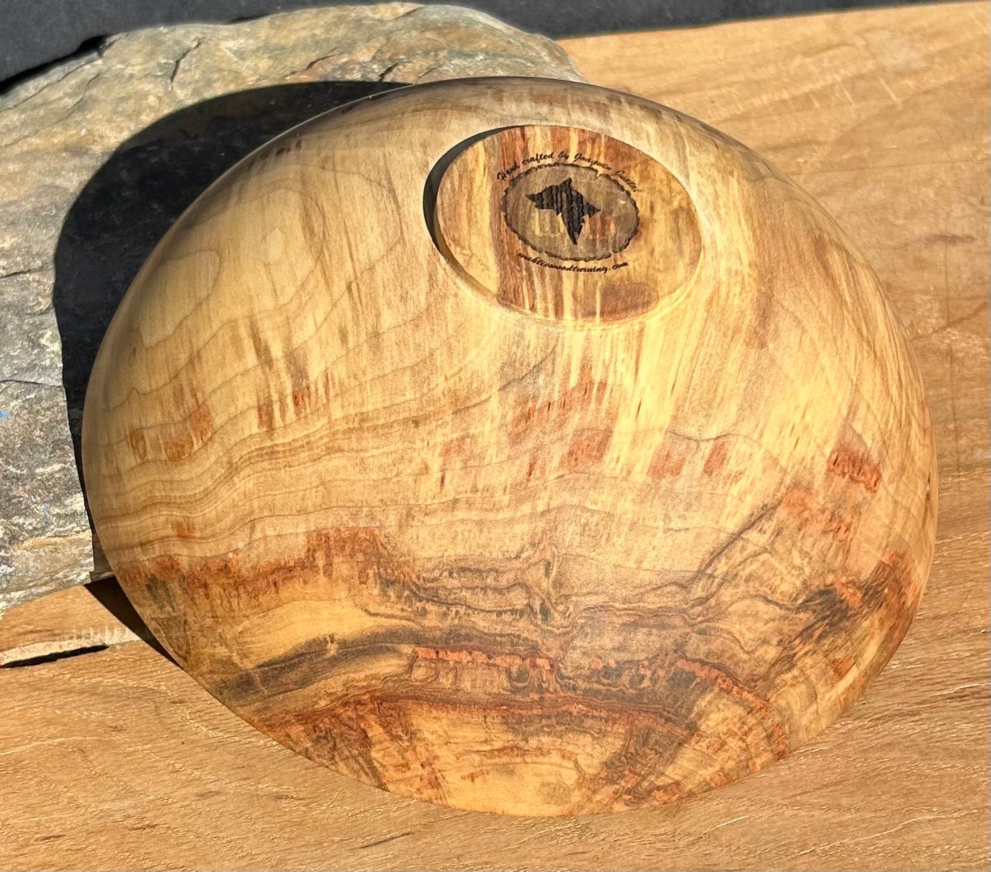 Box Elder Wood Serving Bowl - Rare Find