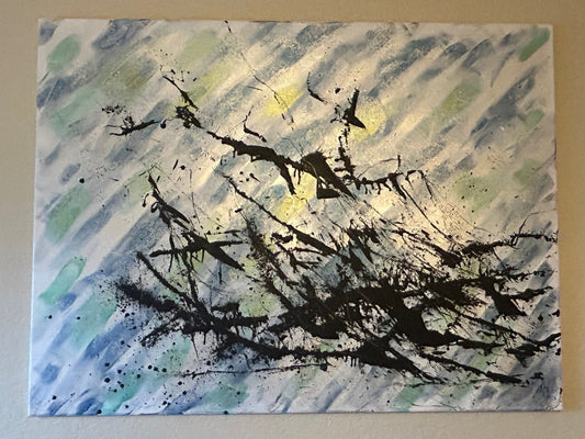 "Vibrant Seas" Hand Painted on Canvas Original Signed by Artist