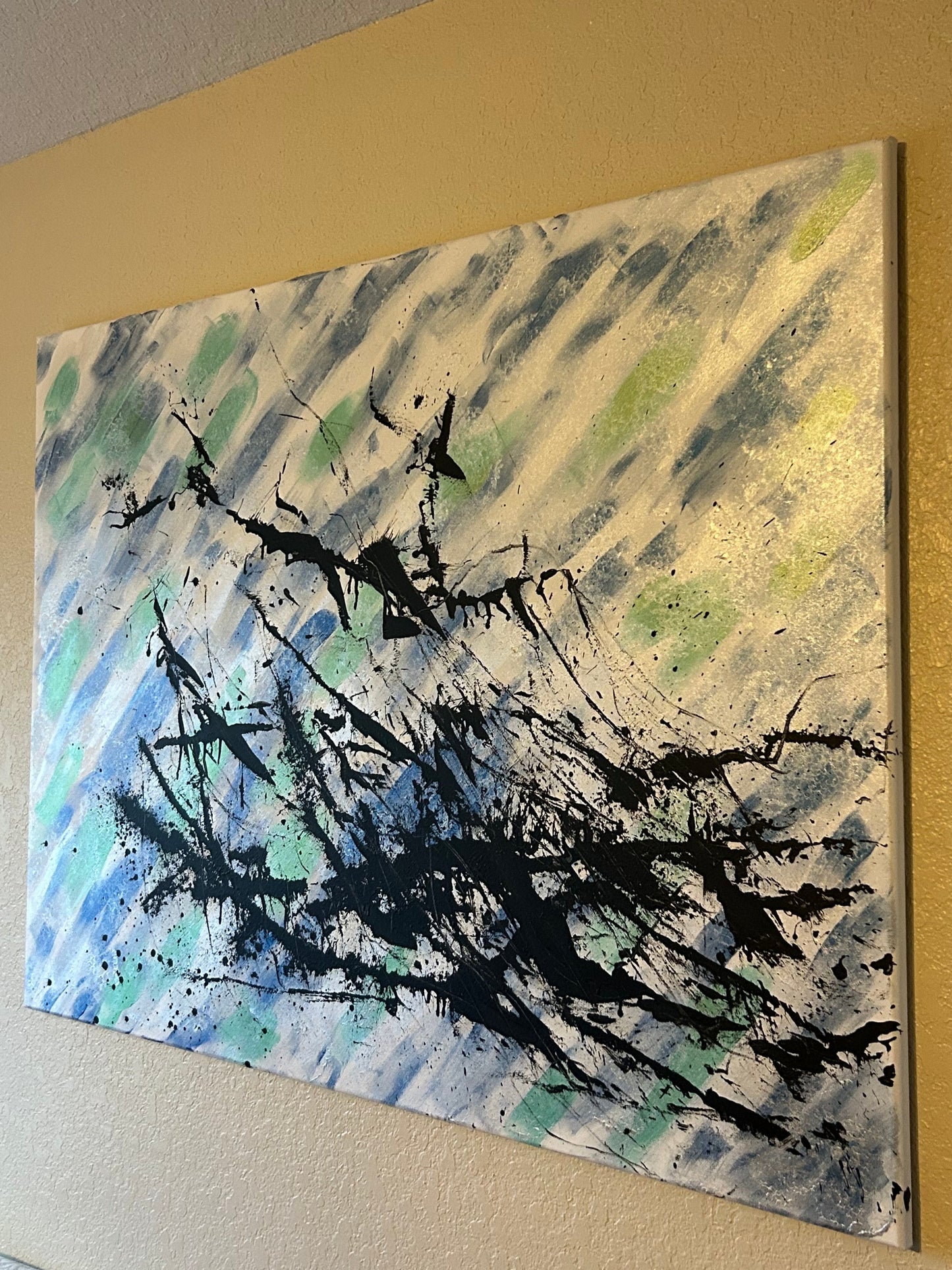 "Vibrant Seas" Hand Painted on Canvas Original Signed by Artist