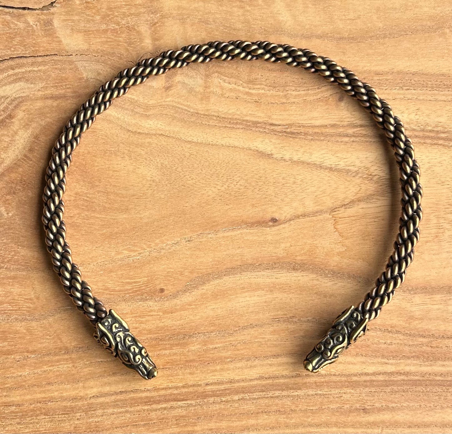 Wolf Head Torc by Crafty Celts