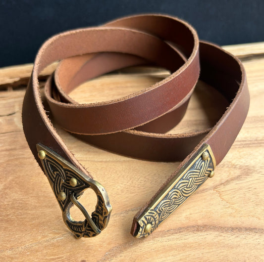 Viking Leather Belt