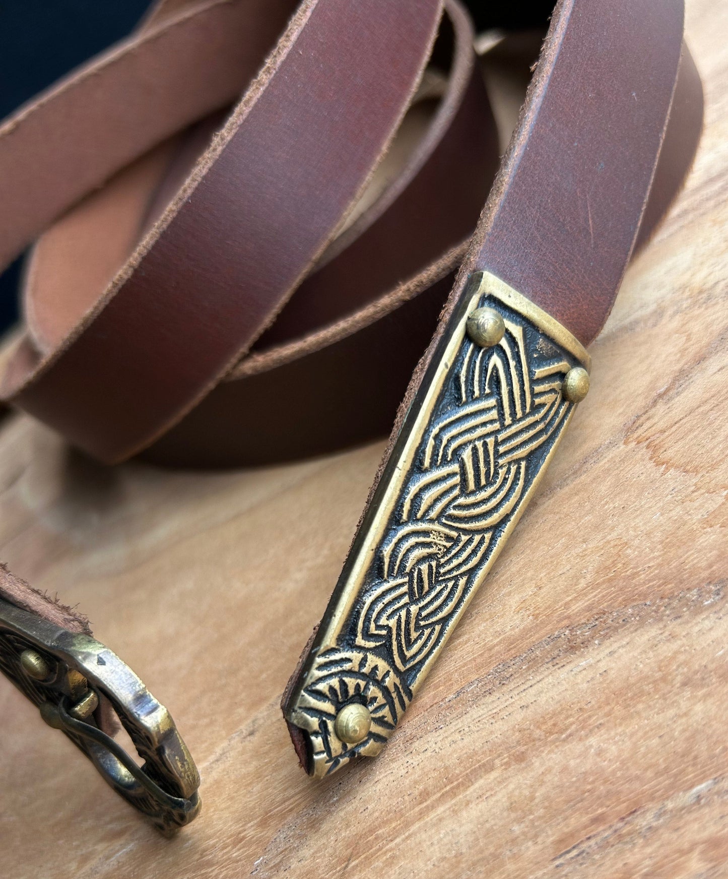 Viking Leather Belt