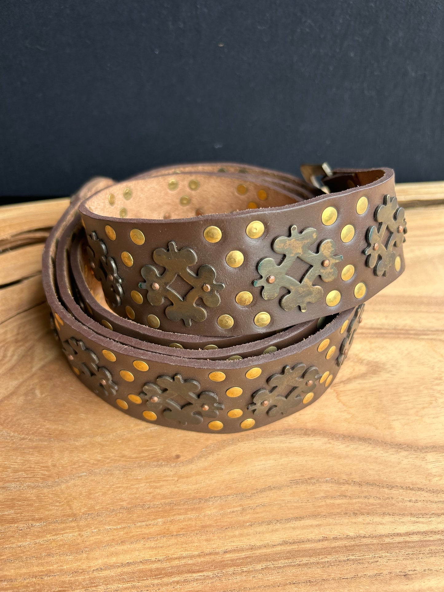 Medieval Long Belt - Brown