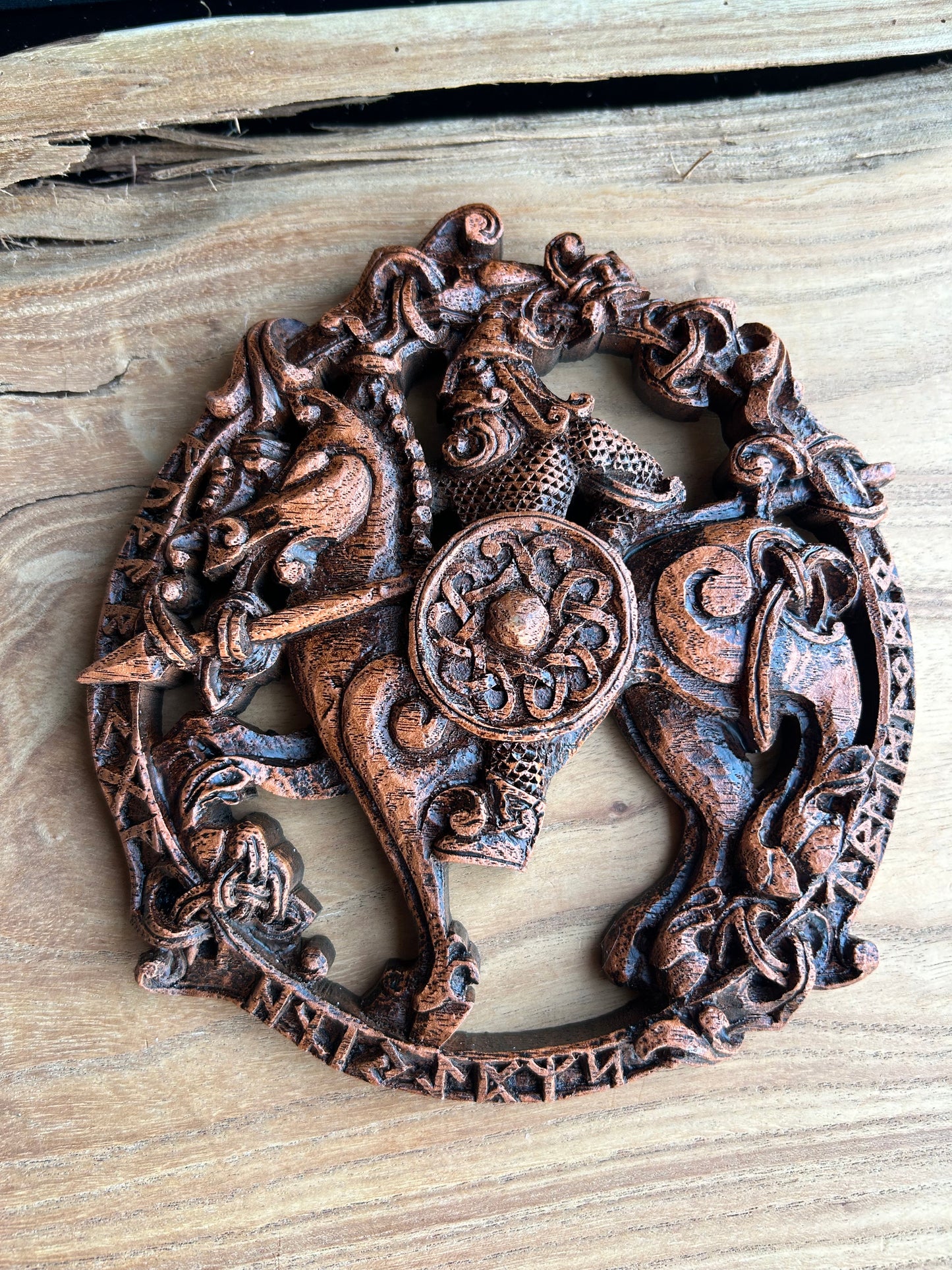 Odin Wall Plaque by Paul Borda