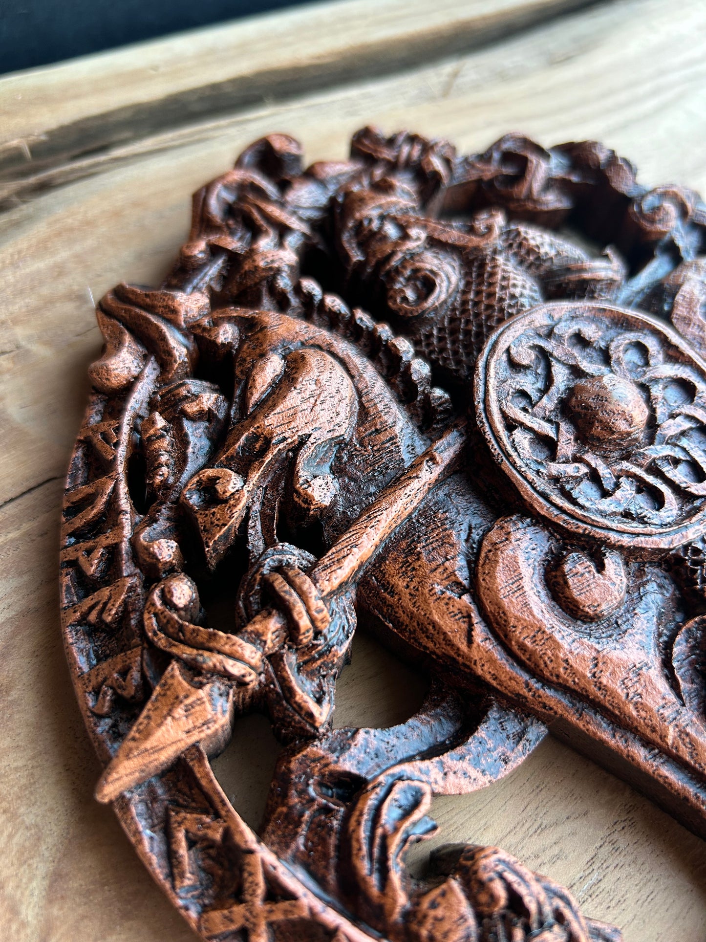 Odin Wall Plaque by Paul Borda