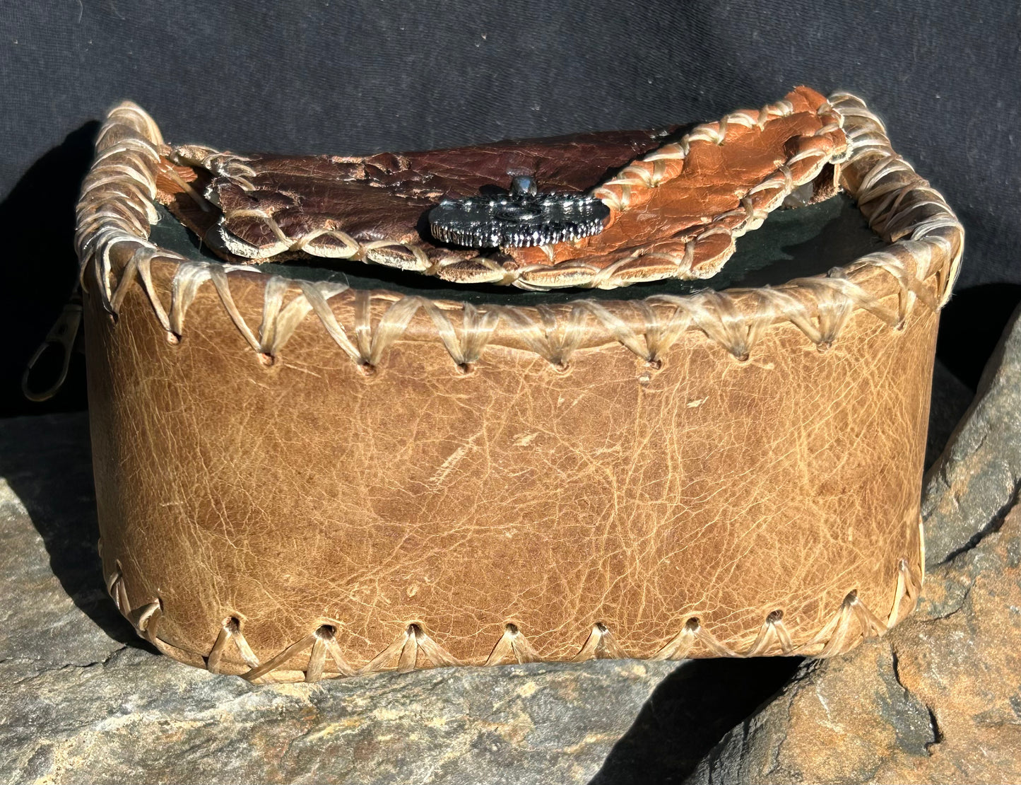 Medieval Inspired Leather Belt Pouch with Tree of Life - Perfect for Ren Faire, Cosplay, and DnD