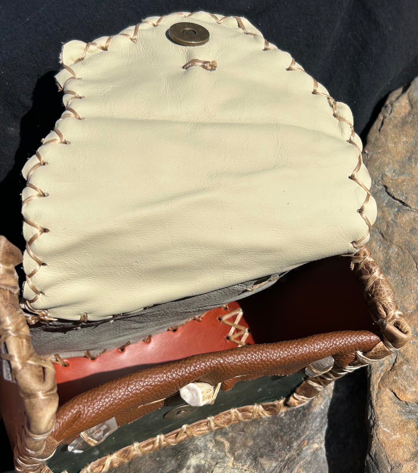 Medieval Inspired Leather Belt Pouch with Tree of Life - Perfect for Ren Faire, Cosplay, and DnD