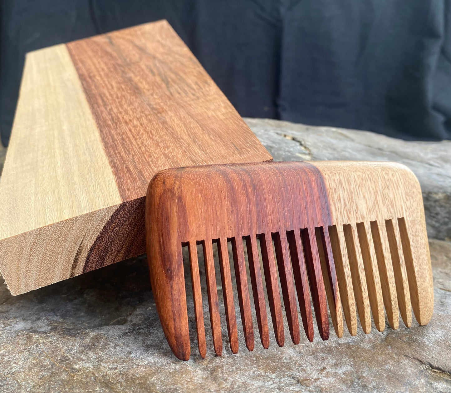 Handcrafted Granadillo Wood Comb