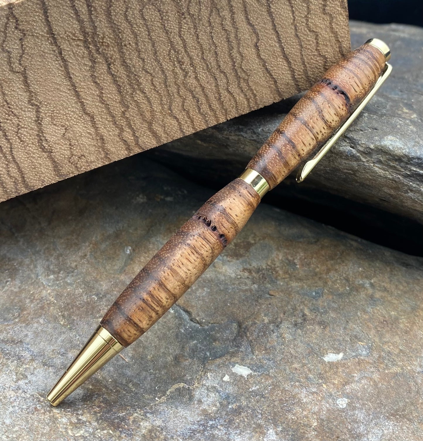 Handcrafted Zebra Wood Pen