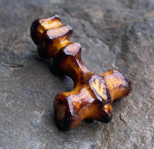 Fehu Mjolnir Hand Carved